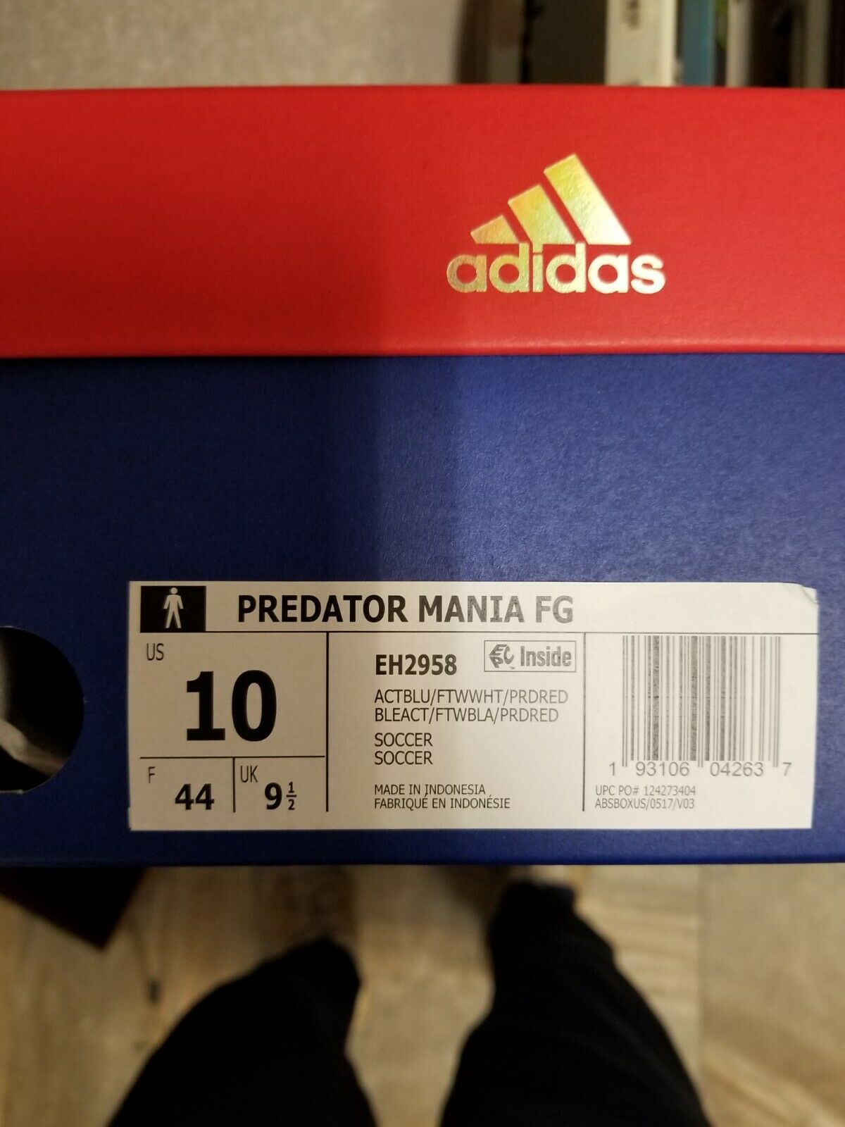 Adidas Predator Mania Fg Us 10 Limited edition