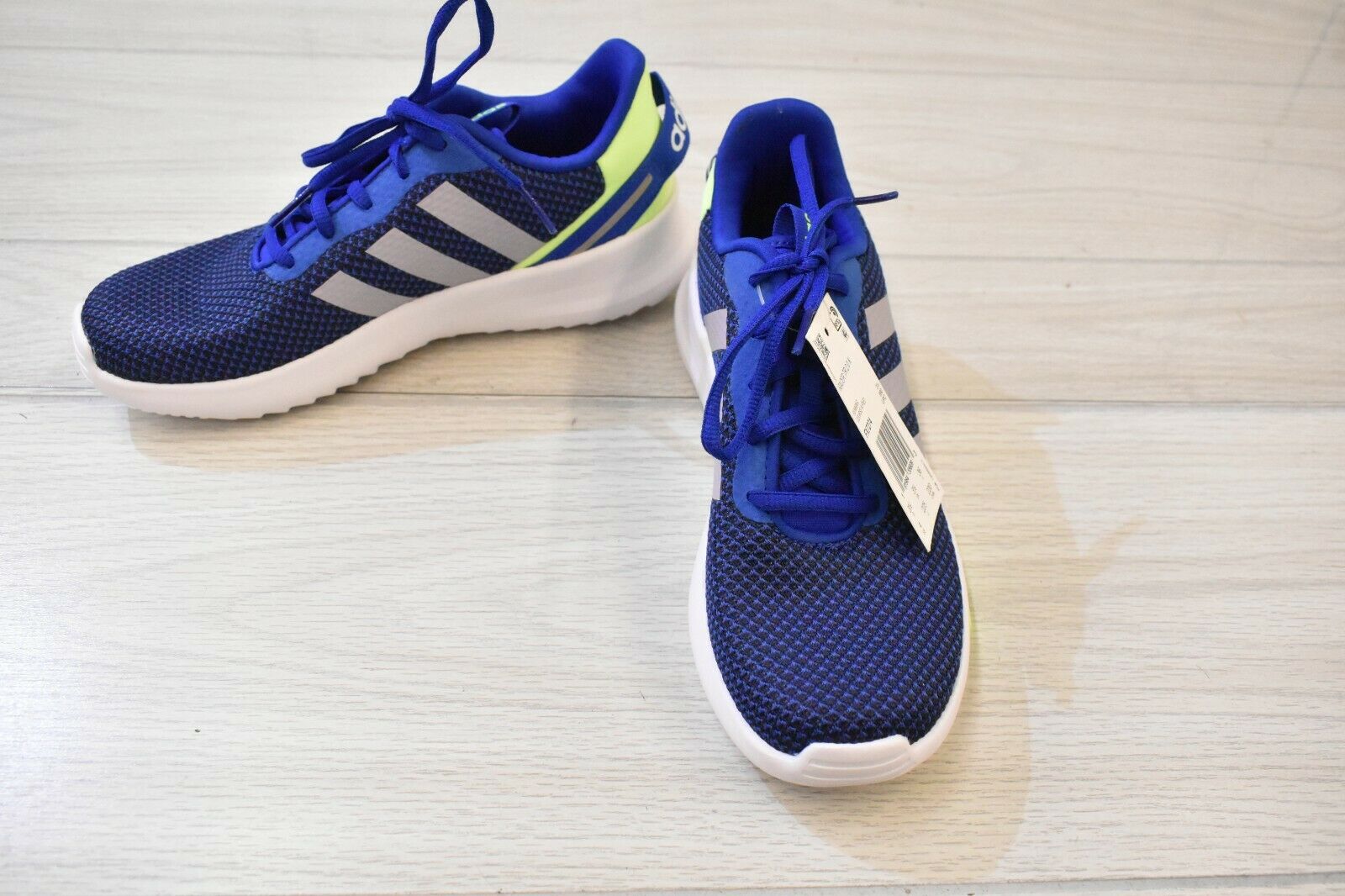 adidas Racer TR 2.0 Running Shoes, Big Boys Size 4, Blue MSRP $55