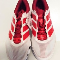 Adidas Shoes | Adidas Athletic Shoes Running Men 8 White Red Nwt | Color: Red/White | Size: 8