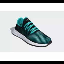 Adidas Shoes | Adidas Deerupt Runner Aqua Black Lifestyle Shoes | Color: Black | Size: 13