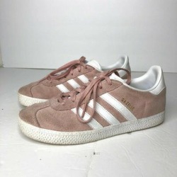 Adidas Shoes | Adidas Gazelle Sneaker Shoes Girls Size 4 Pink | Color: Pink | Size: 4g