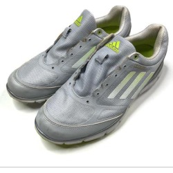 Adidas Shoes | Adidas | Gray Neon Green Sneakers No Laces | Color: Gray/Green | Size: 7.5