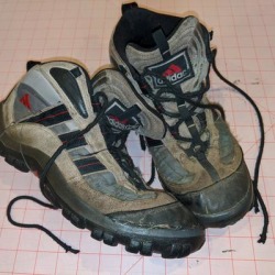 Adidas Shoes | Adidas High Tops Trashed Men's Hiking Boots | Color: Black/Tan | Size: 10.5