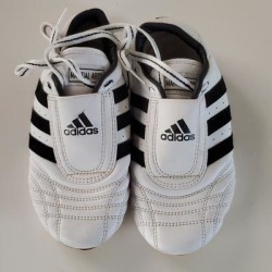 Adidas Shoes | Adidas Kids Martial Arts Shoes | Color: Black/White | Size: 4.5b