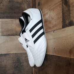 Adidas Shoes | Adidas | Martial Arts, Karate, Training, Practice Shoes White And Black Size 8 | Color: Black/White | Size: 8