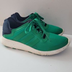 Adidas Shoes | Adidas Men Tennis Shoes Neon Green Color 8.5 | Color: Black/Green | Size: 8.5