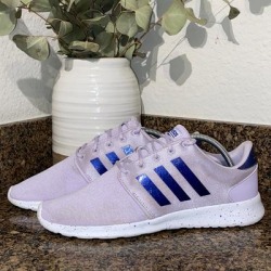 Adidas Shoes | Adidas Qt Racer Shoes Womens Sneakers | Color: Purple/White | Size: 11.5