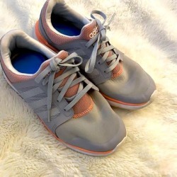 Adidas Shoes | Adidas Running Shoes For Women Size 5.5 | Color: Gray/Orange | Size: 5.5