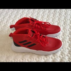 Adidas Shoes | Adidas Shoes For Boys Size 4 Red | Color: Black/Red | Size: 4b