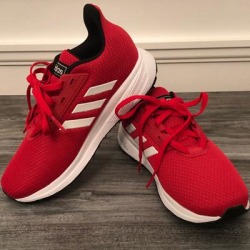 Adidas Shoes | Adidas Shoes Red Size 1 Like New | Color: Red/White | Size: 1b