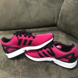 Adidas Shoes | Adidas Shoes Zx Flux K Adidas | Color: Black/Pink | Size: 4 12