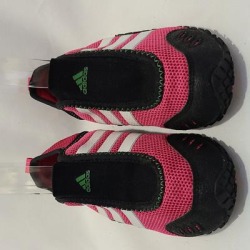 Adidas Shoes | Adidas Water Shoes For Girls Size 12 | Color: Black/Pink | Size: 12 Little Girls