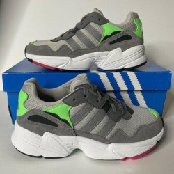 Adidas Shoes | Adidas Yung-96 Size 5 Youth 7 Women Kids Boys Girls Sneakers Shoes Casual | Color: Gray | Size: 5g
