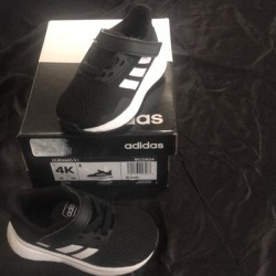 Adidas Shoes | Baby Adidas Sneakers | Color: Black/White | Size: 4bb