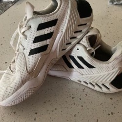 Adidas Shoes | Boys Size 6.5 Adidas Boost! Great Condition | Color: Black/White | Size: 6.5b