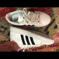 Adidas Shoes | Classic Adidas Sneakers | Color: Black/White | Size: 6