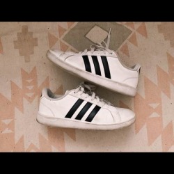 Adidas Shoes | Cloud Foam Adidas Sneakers | Color: Black/White | Size: 9