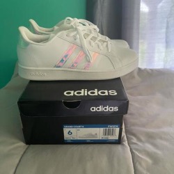 Adidas Shoes | Girls Size 6 Adidas | Color: White | Size: 6bb