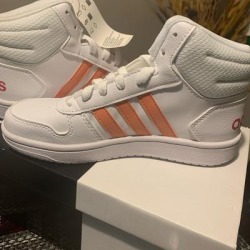 Adidas Shoes | Hoops Mid 2.0k | Color: Orange/White | Size: 2g