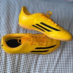 Adidas Shoes | Indoor Soccer Shoes | Color: Orange/Yellow | Size: 4bb