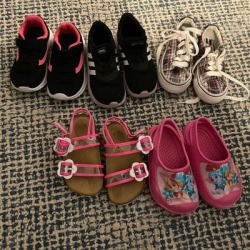 Adidas Shoes | Little Girls Shoes | Color: Black/White | Size: 8g