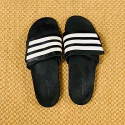 Adidas Shoes | Mens Adidas Slides (Shoes) | Color: Black/White | Size: 11