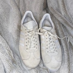 Adidas Shoes | Mens Gazelle Adidas Shoes | Color: Cream | Size: 8