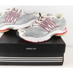 Adidas Shoes | Nos Vintage Adidas Adistar Control Running Shoes | Color: White/Silver | Size: 7.5