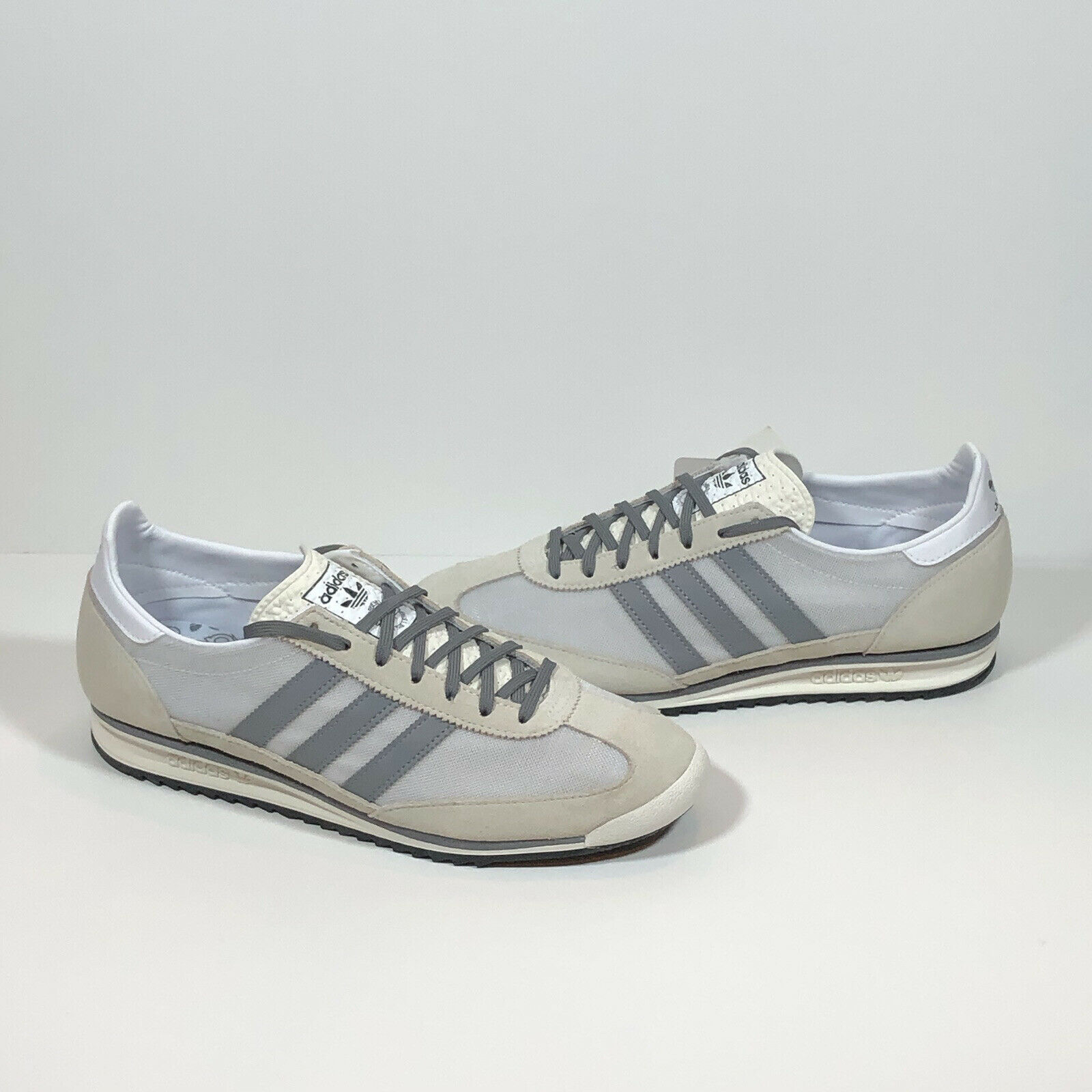 Adidas SL 72 Vintage Retro Shoes Gray White FV9785 Mens Size 11