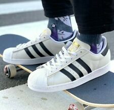 ADIDAS SUPERSTAR ADV FV0322 MEN'S CASUAL SNEAKERS CLASSIC SHOES WHITE/BLACK/GOLD