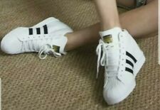 Adidas Superstar Up Wedge FW0118 Women's Shoes Cloud White-Core Black