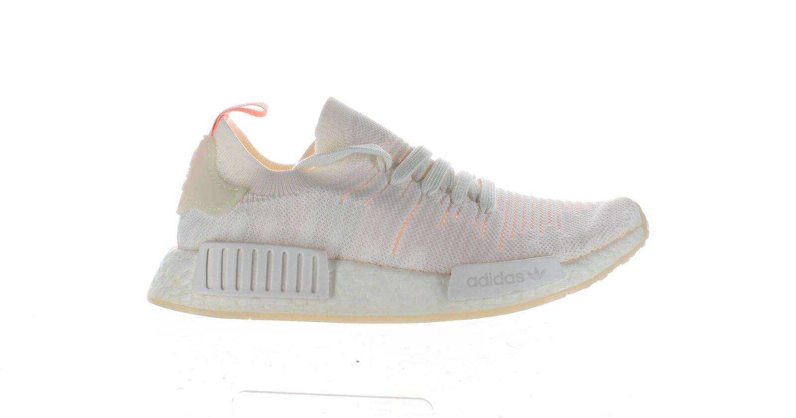 Adidas Womens Nmd R1 Cloud White/Clear Orange Running Shoes Size 6 (2269668)