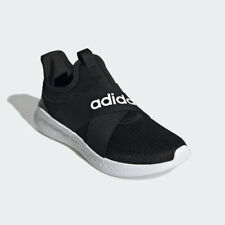 adidas Women's Puremotion Adapt Laceless Slip-on Shoes - Black / White / Grey