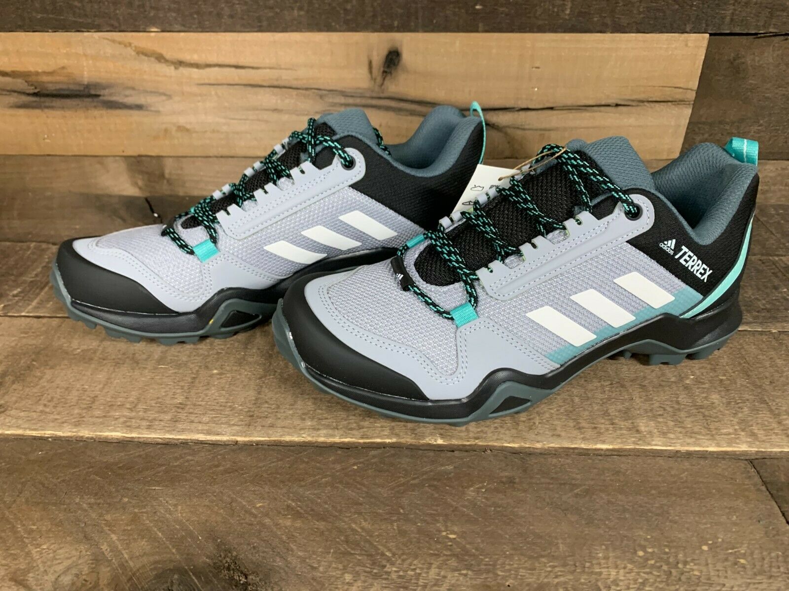 ✳️ Adidas Women's Terrex AX3 W Hiking Shoes Grey/Teal US Size 8 NEW ✳️
