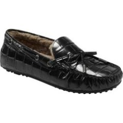AEROSOLES Black Boater Boat Shoes