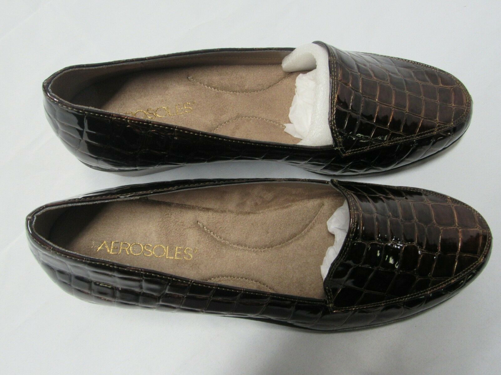 Aerosoles Wedge Loafers Size 10 Black Women's shoes New