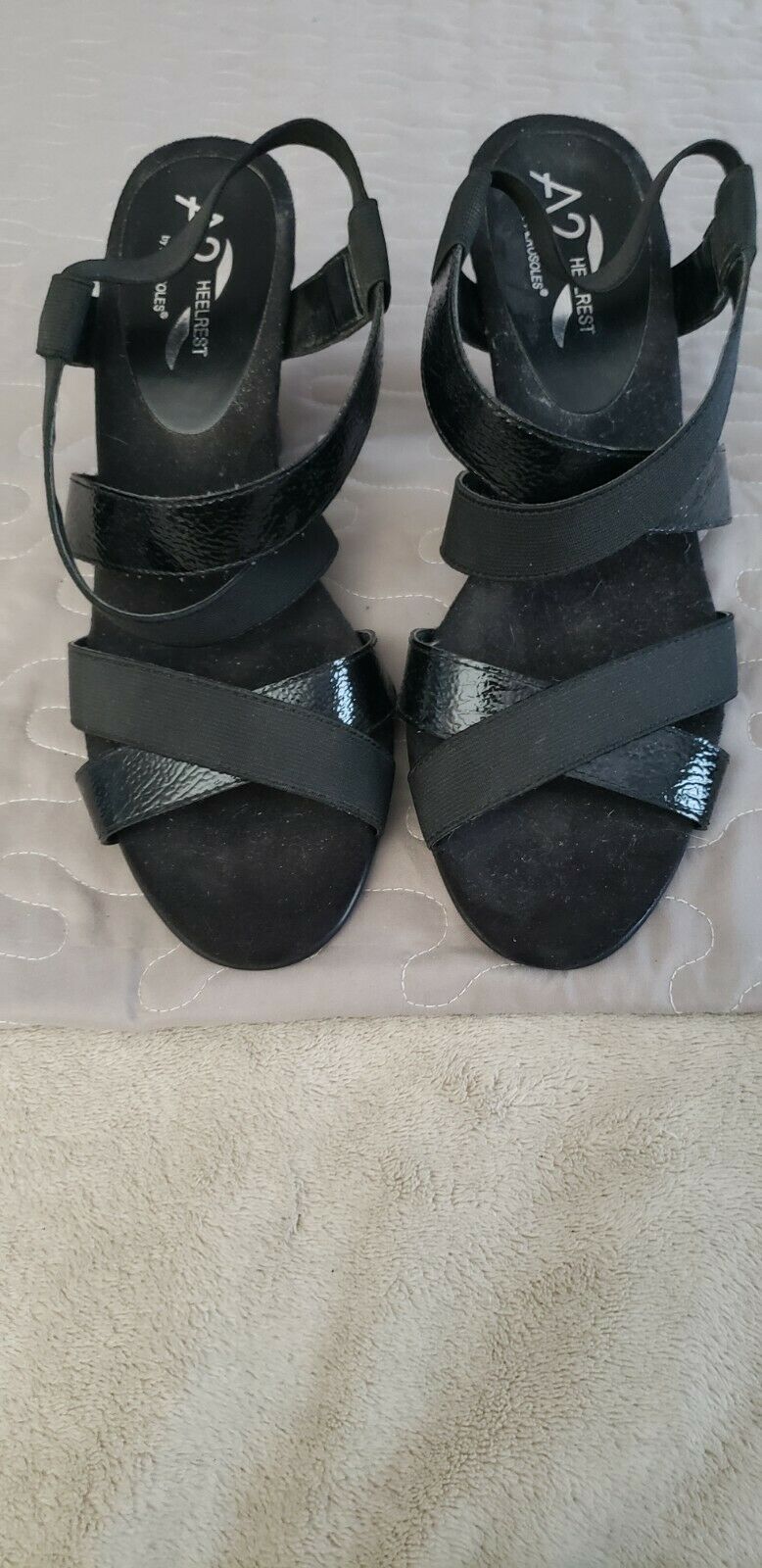 Aerosoles Women's A2 Shoes Heel Rest Black Size 9.5