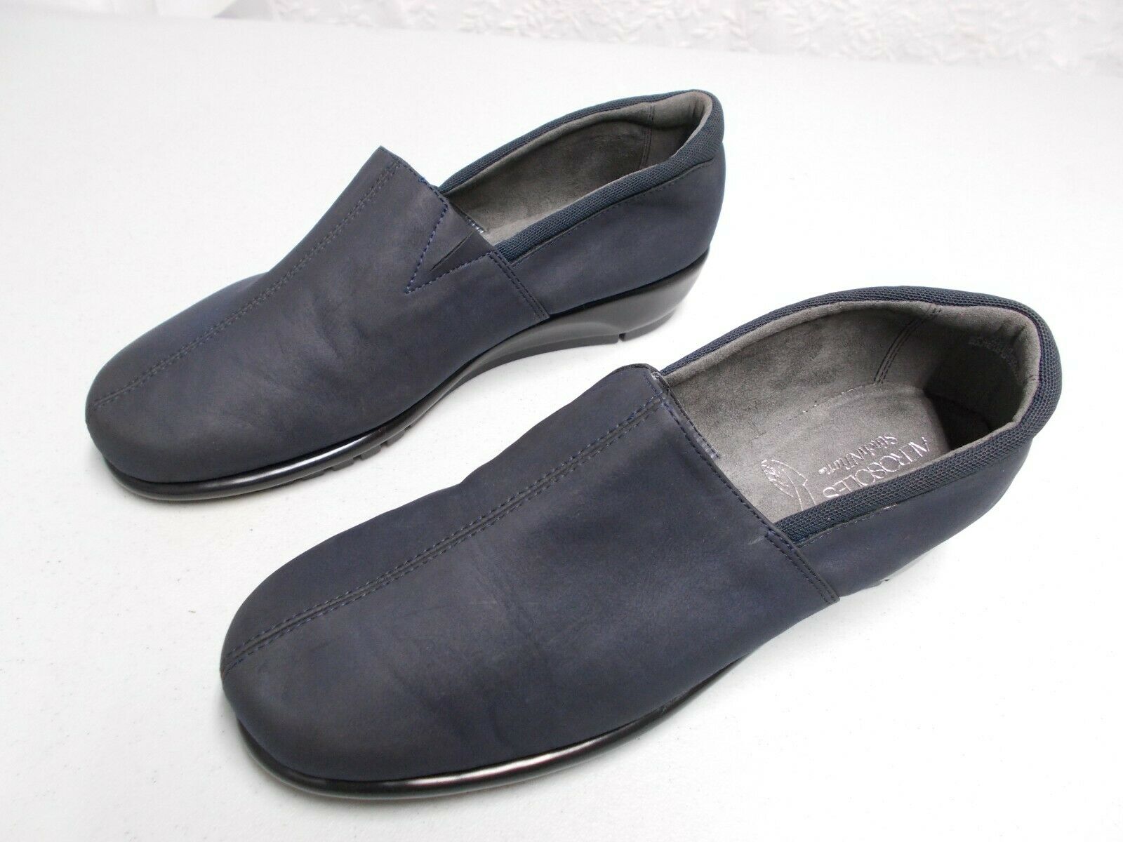 AEROSOLES Women's BACKBEND Navy Loafers Slip On Shoes Size 10.5 M