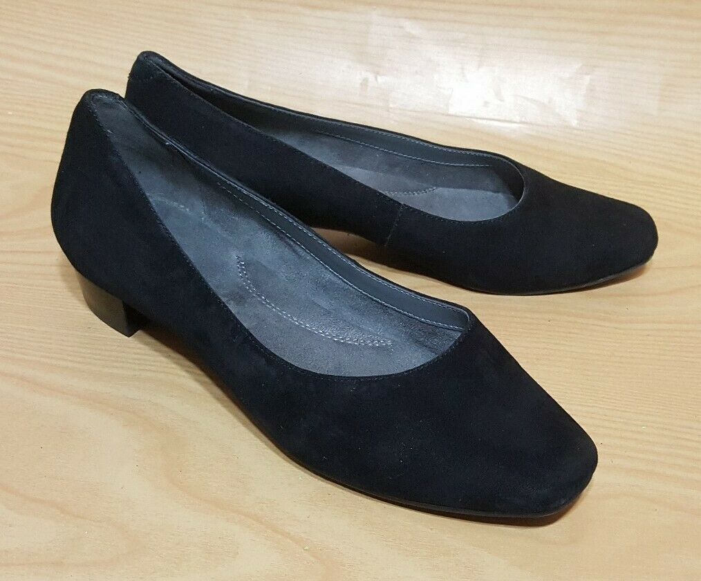 Aerosoles Womens Black Suede Leather Womens Pumps Shoes Size 7