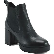 Aerosoles Womens Emelia Leather Slip On Lugged Sole Ankle Boots Shoes BHFO 1897