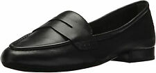 Aerosoles Women's MAP Out Loafer Black Slip On Flat Shoes Leather