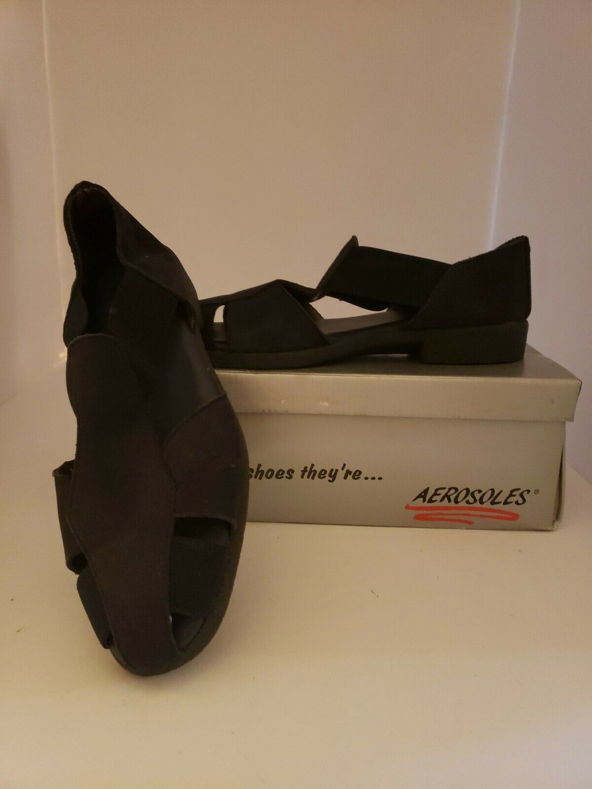 Aerosoles Womens Shoes 7.5M Navy Sandals