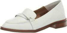 Aerosoles Women's South East Shoe White Leather Slip On Loafer Shoes