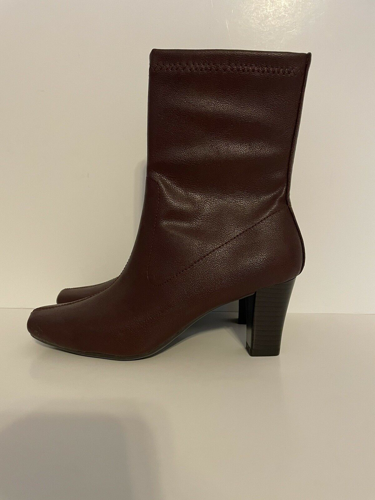 Aerosoles Women’s Wine Dress Boots Shoes 5.5 M , Zipper, Heel Rest Technology