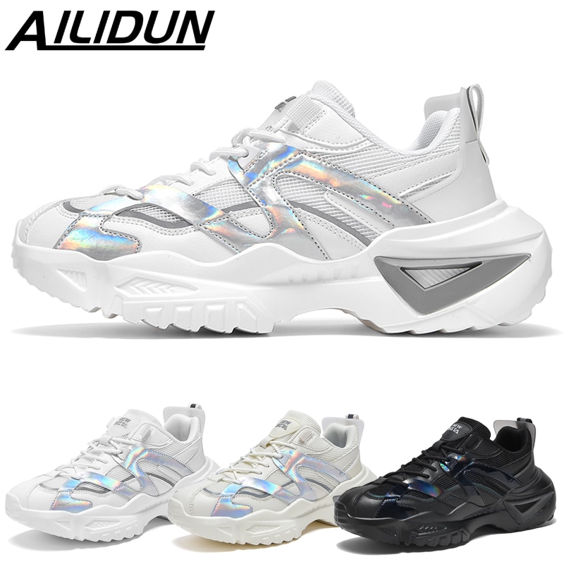 AILIDUN 2021 Men Sneakers Outdoor Casual Shoes Trainer Fashion Loafers Breathable Shock Absorption Women Running Shoe