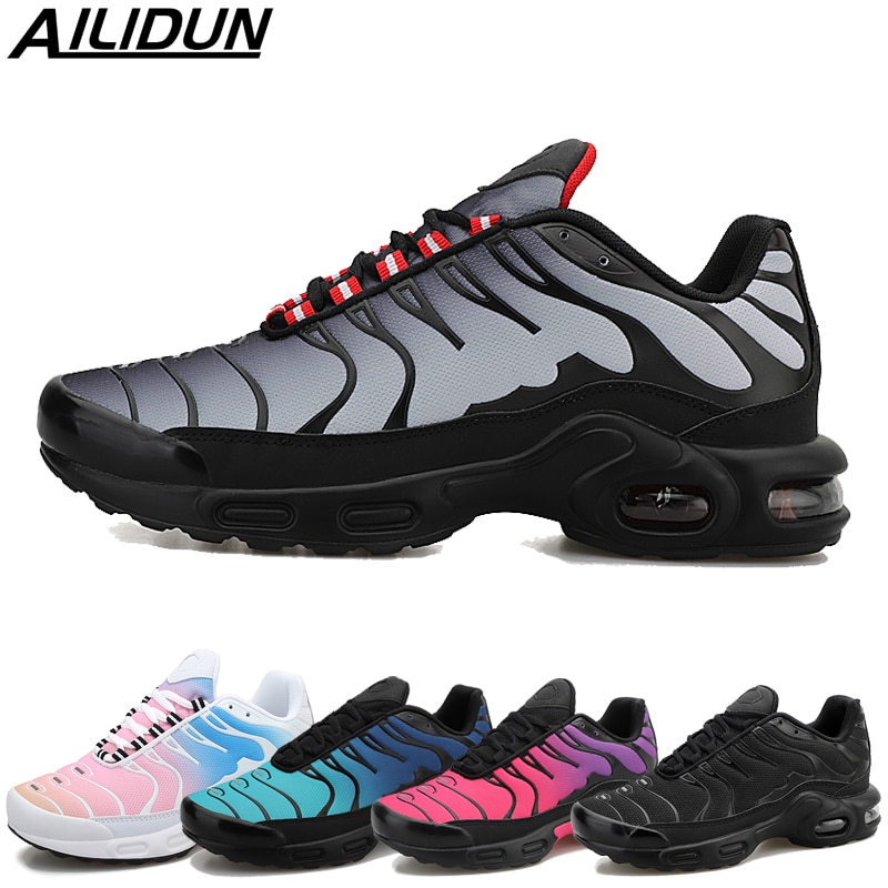 Air Cushion Jogging Shoe Man Air Max Plus Shoes Breathable Sneakers for Men Summer Tennis Outdoor Training Marathon Racing Shoe