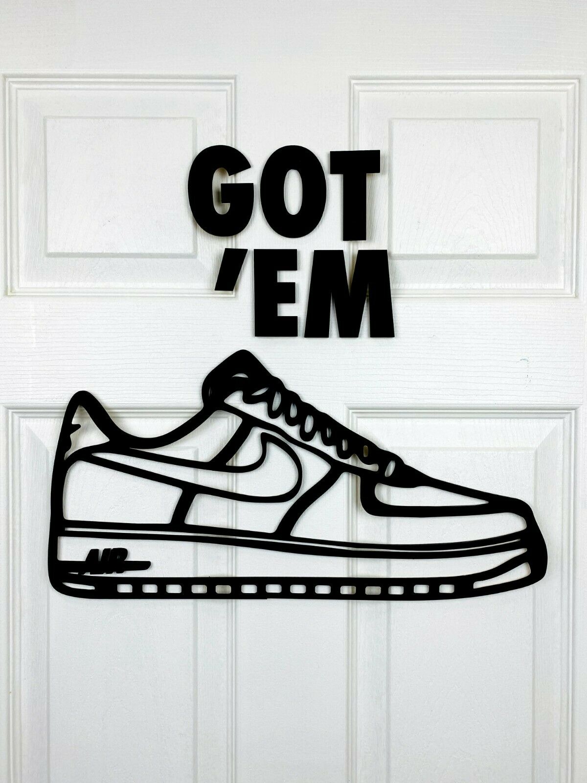 Air Jordan Sneaker Decoration Plaque Sign Shoe Collection Got'em Nike Logo
