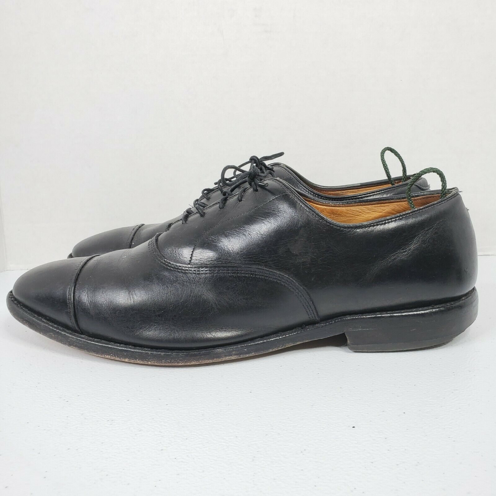 Allen Edmonds Park Avenue Dress Shoes 10.5 EEE Black Leather Cap Toe Oxford