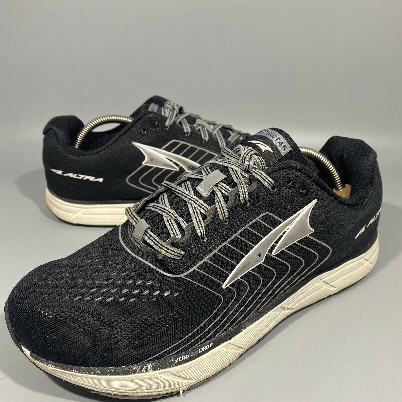 ALTRA INSTINCT 4.5 ZERO DROP Black Gray￼ Running Walking Shoes Men’s Size￼ 10