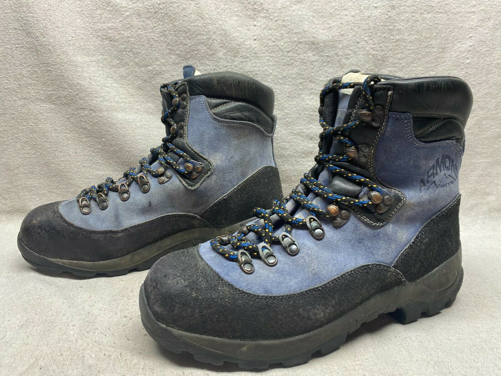 Armond Made in Italy Leather Hiking Boots With Vibram Soles Men's Size 44 / 10.5